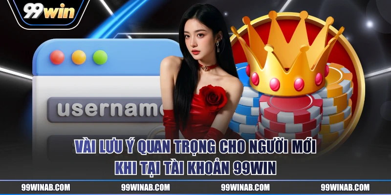Vài lưu ý quan trọng cho người mới khi tại tài khoản 99WIN